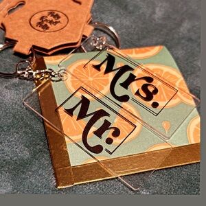 Mrs. & Mr. Keychains